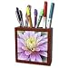 Patricia Sanders Flowers - Beauty Dahlia Rumi Floral Inspirational Quotes Poetry - Tile Pen Holders-5 inch tile pen holder