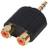 Review FPUK C14 / FPUK 3.5mm Mini Jack Stereo to 2 x RCA Phono Adapter GOLD