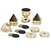 Audio Video Component Equipment Solid Brass Isolation Feet Cones