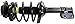 Monroe 172345 Quick-Strut Complete Strut Assembly