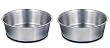 16 OZ - Rubber Bottom Stainless Steel Bowl - SET OF 2 MATCHING BOWLS