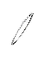 1 ct tw Journey Diamond Bracelet in 14k White Gold