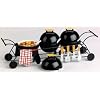 Hot Summer BBQ Grill Picnic Condiment Serving Set