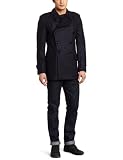 French Connection Men's Restrain Wool Military Coat