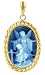 Guardian Angel Oval Agate Cameo Pendant - 3/4x1/2