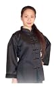 Kung Fu (Kungfu) Uniform 100% Cotton All Black (Top Only) -