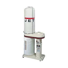 JET 708640RC DC-650 1 Horsepower 650 CFM Vertical Bag Dust Collector with Remote, 115/230-Volt 1 Phase