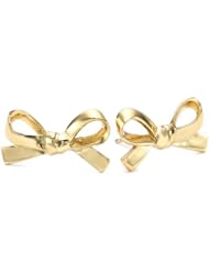 kate spade new york "Skinny Mini" Gold-Tone Bow Stud Earrings