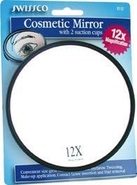 SWISSCO 5" Diameter 12 X Cosmetic Mirror SW8112
