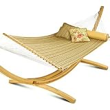 Quilted Green and Gold by Hatteras Hammocks Kentucky Meadows Collection