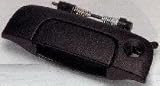00 CHRYSLER GRAND VOYAGER TAILGATE HANDLE VAN, Outer, Black (2000 00) D580703 4675772