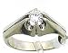 Estate 0.31 ct Diamond Art Deco Man's Ring