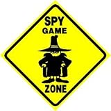 SPY GAME ZONE hobby role play NEW sign
