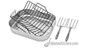 All-Clad Stainless Roasting Pan with Rack and Turkey Forks