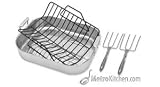 All-Clad Stainless Roti Combo with Rack and Turkey Forks