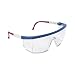 3M 143270000020 Nassau Plus Safety Glasses, Red/White/Blue Frame