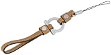 Ferragamo Tan Leather Cell Phone Strap FR22-4235CML
