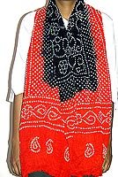 Scarves and Wraps Cotton Tie and Dye Accessory 88 x 40 inches (dup265)