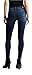 Aeropostale Women's Seriously Stretchy Dark Wash Destroyed High-Waisted Jegging