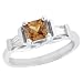 Color-Changing Garnet Diamond Ring