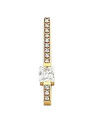 14K Yellow Gold Diamond Pendant - 0.62 Ct. -- LIFETIME WARRANTY