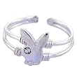 Playboy 925 Sterling Silver Toe Ring