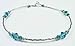 Damali .925 Sterling Silver Anklets Zircon -