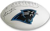 Cam Newton signed Carolina Panthers Logo Football- Newton Hologram