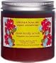 Sensual Rose Organic Sugar Rub by Uhma Nagri - Organic Aromatherapy Body Scrub and Exfoliant. 10 oz