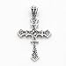 Gothic Cross ,Pendant, Sterling Silver.2.75h X 1.75l.