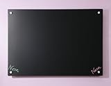 Black Glass Dry-Erase Board - 17 3/4