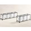 Christmas JOY Frosted Glass Candle Holder Set - 3 Flameless Tealights Included
