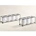 Christmas JOY Frosted Glass Candle Holder Set - 3 Flameless Tealights Included