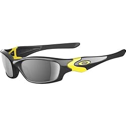 Oakley Straight Jacket Men's Special Editions Livestrong Casual Sunglasses w/ Free B&F Heart Sticker Bundle - Polished Black/Black Iridium