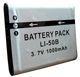 Picture Of ABC Products replacement rechargeable camera battery Li50b Li-50b for OLYMPUS MJU 1010, 1020, 1030 SW, Tough Series 6000, 6020, 8000, 8010, 9000 and 9010, SP-800UZ, SP-800 UZ, Digital Camera