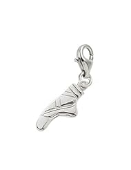 Rembrandt Charms Ballet Shoe Charm with Lobster Clasp