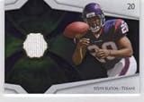 2008 Upper Deck Icons Future Stars Materials #FSM26 Steve Slaton - Houston Texans (Piece of Authentic Game-Worn Jersey ) (Football Cards)
