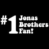 #1 Jonas Brothers Fan Window Decal