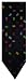 Men's Duchamp Neck Tie Black Multi