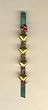 Dollhouse Miniature Christmas Door Handle Decoration