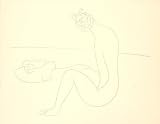 Salles Georges. Pablo PICASSO: Mes dessins d'Antibes. By Pablo Picasso. Size: 19.75 x 25.5 Inches. Rare Art Print
