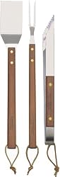 LamsonSharp Classic Rosewood Bbq 3-Piece Set (Turner, Fork & Tongs)