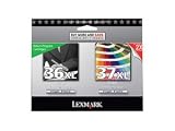 Lexmark 36XL and 37XL Ink Cartridges (18C2229) - 2 Pack