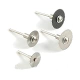Buy (4) Sets Low Speed RPM Circular Saw Blades Wood Cutters for Dremel