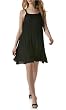 A.B.S by Allen Schwartz Pleated Mod Sleeveless Mini Dress w/ Braided Neck Line