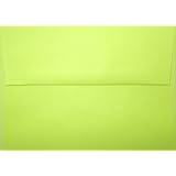 A7 Envelopes - BriteHue Ultra Lime - 5 1/4 x 7 1/4 (pack of 50)