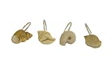 Croscill Beach Haven Shower Curtain Ring, Natural
