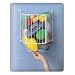 TRAP DOOR bath tub TOY BIN kids shower storage caddy