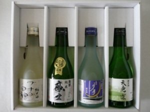 【青森・秋田・福島・新潟災害復興支援】 味わい舌心セット 300ml×4本 ~純米美酒飲み比べセット~ 地方の美味しい純米酒を取り揃えました!是非お試しあれ!