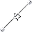 Surgical Steel Hollow Star Industrial Project Bar 37mm